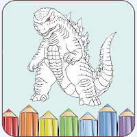 Coloring Godzilla VS Kong Easy