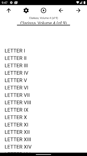Book, Clarissa, Volume 4 (of 9 Screenshot 0
