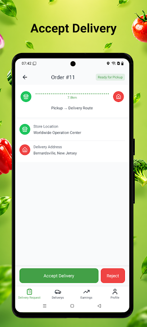 Exicube Grocery Driver Screenshot 2