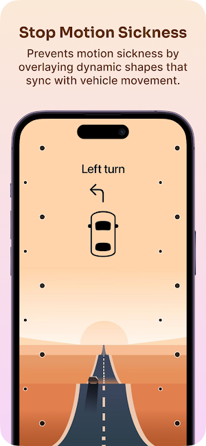 Motion Cues - Stop CarSickness Screenshot 1