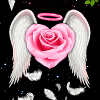 Pink Angel Rose - Wallpaper