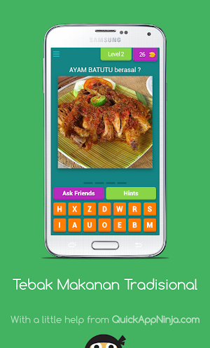 Tebak Makanan Tradisional Screenshot 1