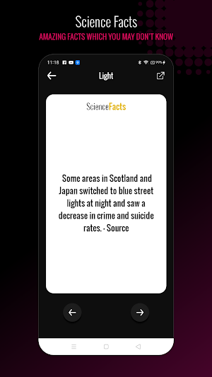 Science Facts Screenshot 1
