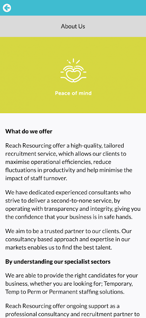 Reach Resourcing Screenshot 1