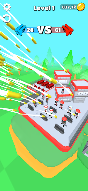Stickman War 3D: Shoot N Merge Screenshot 2