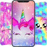 Glitter Unicorn Wallpaper
