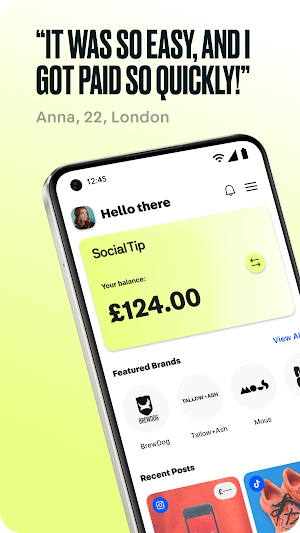 Social Tip: Post & Earn Screenshot 3
