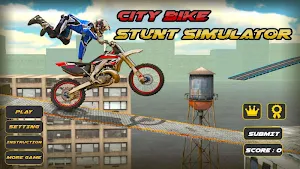 City Bike Stunt Simulator Screenshot 0