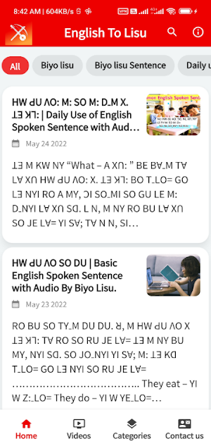 English to Lisu Screenshot 0