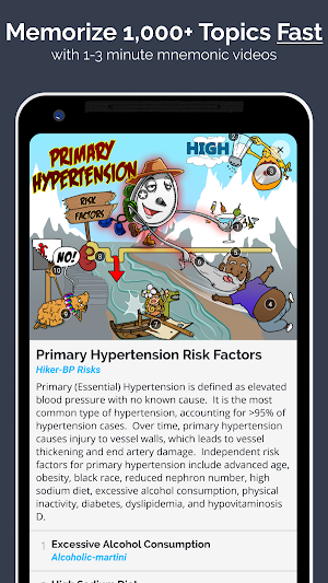 Picmonic: Medical PA PT OT RX USMLE COMLEX PANCE Screenshot 1