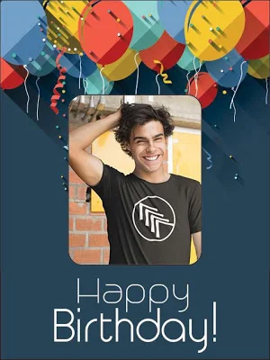 Happy Birthday Card Maker with Photo Frame Screenshot 0