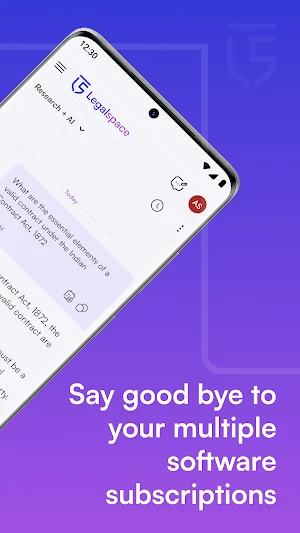 Legalspace.ai: Research & Work Screenshot 1