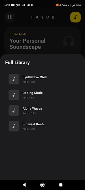 Taycu Music Screenshot 2