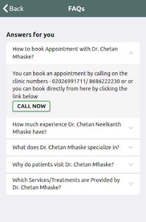 Dr Mhaske Hospital Screenshot 3