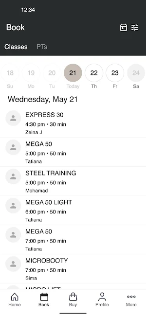 Monday Fitness Screenshot 1