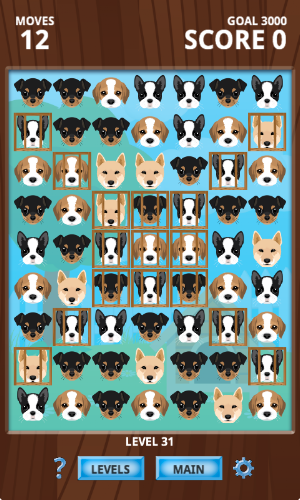Puppy Playmate Match 3 Game Screenshot 3