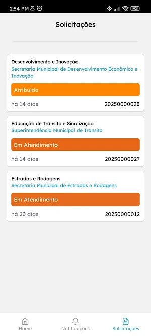 APP Cidadão BVG Screenshot 3