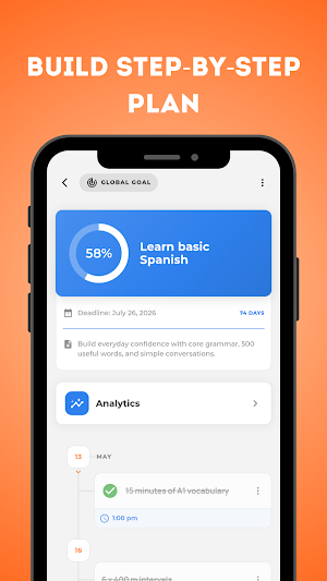 Focly - Goal Tracker Screenshot 1