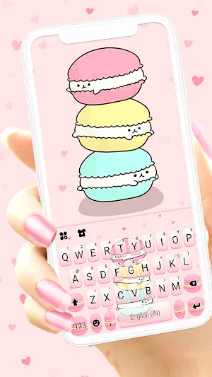 Pink Cute Macaron Theme Screenshot 0
