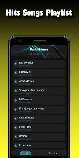 Dario Gomez Musica Screenshot 2