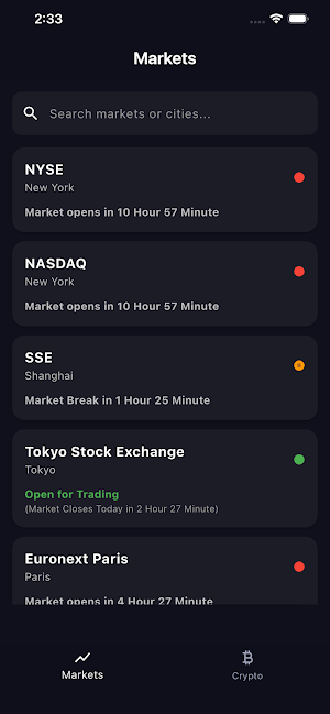 WatchMarkets: Stocks Coin News Screenshot 0