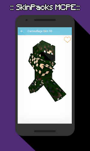SkinPacks Camouflage for Minecraft Screenshot 3