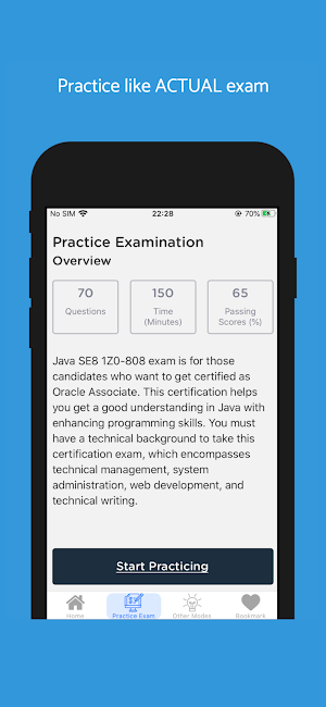 Java SE 8 1Z0-808 Exam 2022 Screenshot 2