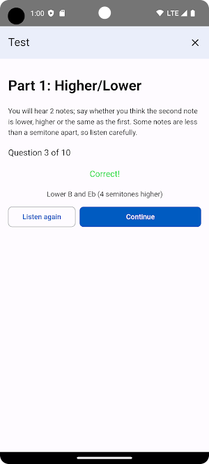 Music Aptitude Test Practice 2 Screenshot 3