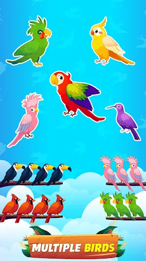 Bird Sort: Color Puzzle Game Screenshot 0