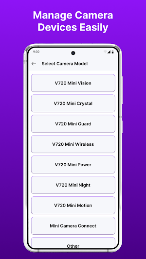V720 Mini Camera App Screenshot 1