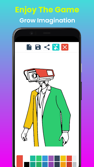 Toilet Man Drawing Game Screenshot 2