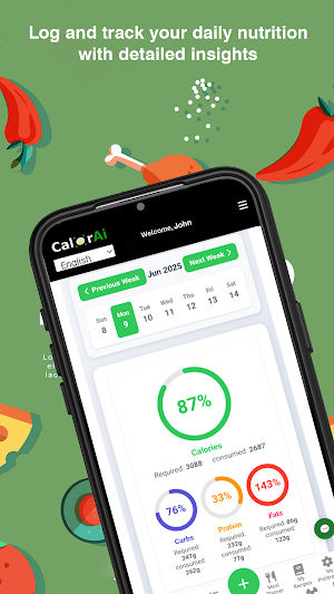 CalorAI - AI Calorie Tracker Screenshot 1