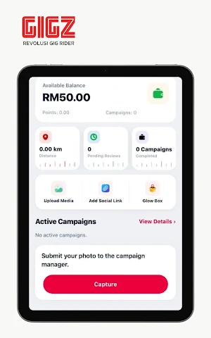 GIGZ Rider App Screenshot 3