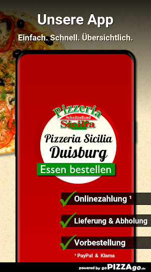 Pizzeria Sicilia Duisburg Screenshot 0