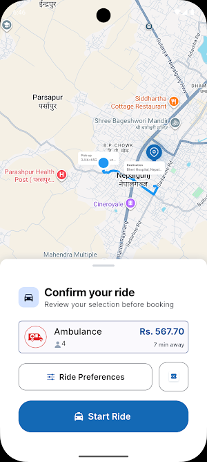 eAmbulance Sewa Screenshot 3