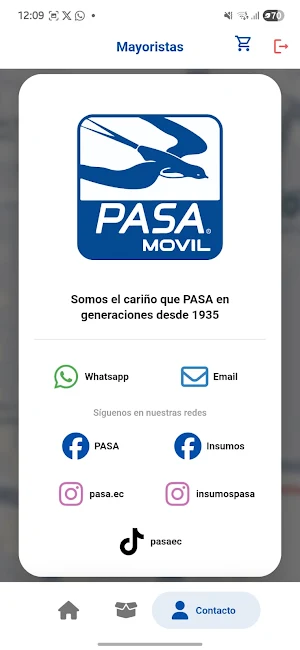PASA Móvil Screenshot 1