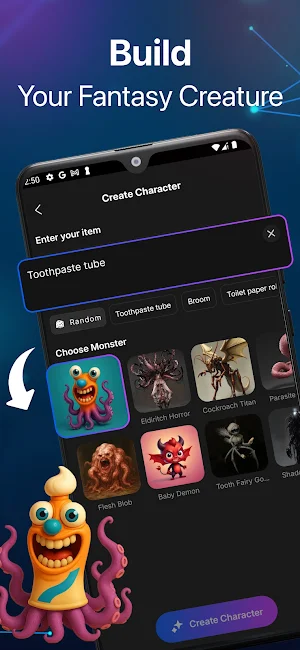 AI Hybrid Character Creator Screenshot 1