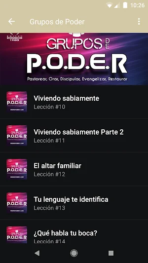 Ministerio Restauracion y Pode Screenshot 2