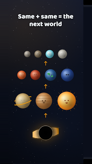 Astro Merge: Planet Puzzle Screenshot 1