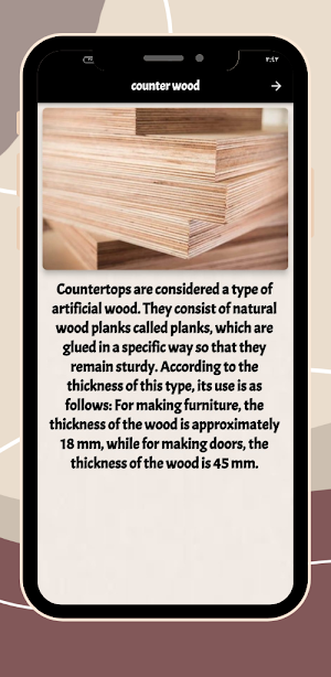 Types of Wood Screenshot 1