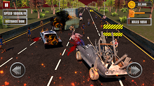 Zombie highway racing games 3D Screenshot 2