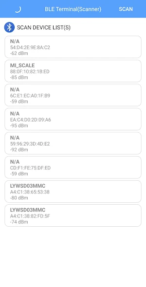BLE Terminal - Scanner Screenshot 3