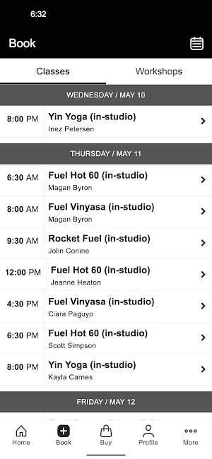 Fuel Hot Yoga Screenshot 1