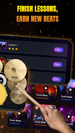 Learn Drum: Pro Pad & Beat Mix Screenshot 3