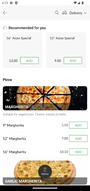 ShahJahan takeaway Rotherham Screenshot 2
