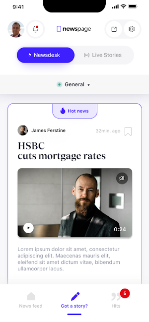 Newspage Screenshot 1