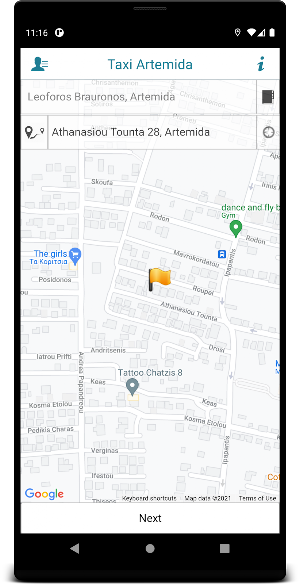 Taxi Artemida Screenshot 2