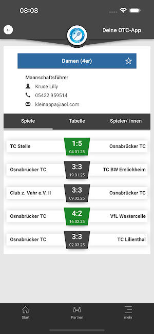 Osnabrücker Tennis-Club Screenshot 1