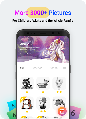 Coloring by numbers — PixelGO Screenshot 1