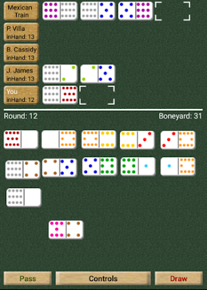 Mexican Train Dominoes Screenshot 0